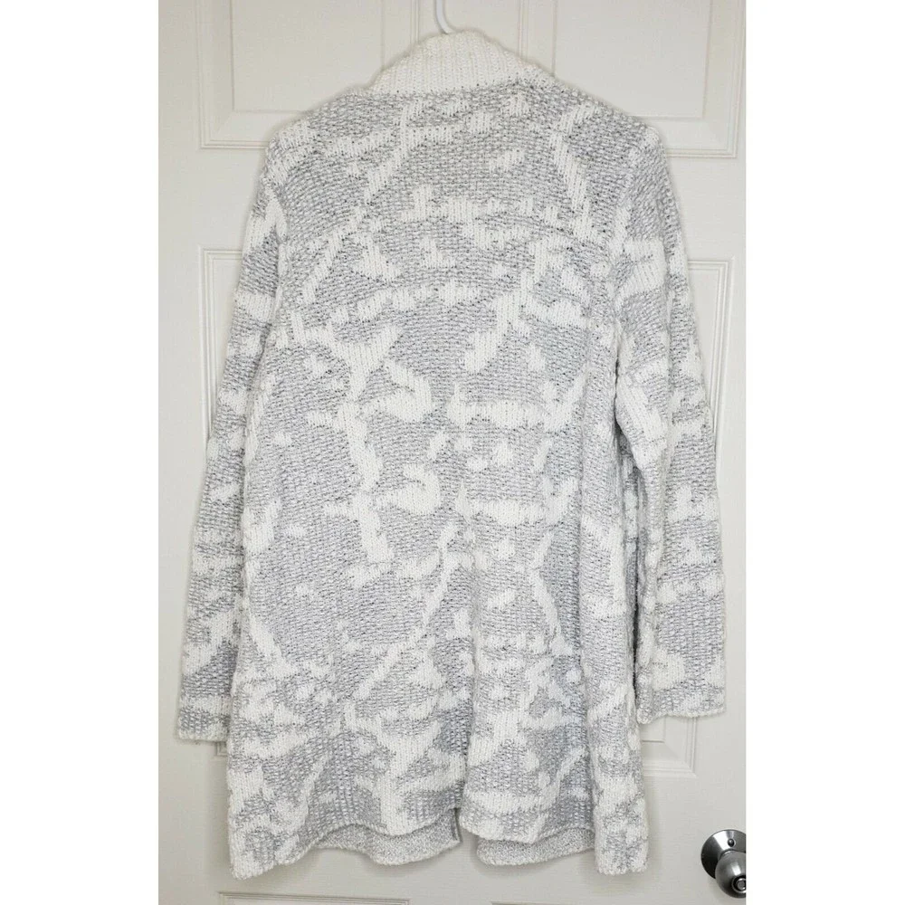 Eileen Fisher Large Duster Long Cardigan Sweater Organic Cotton - Picture 5 of 5
